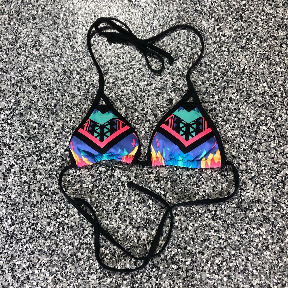 Body Glove ✦ Colorful Teal Bikini Top (XS)